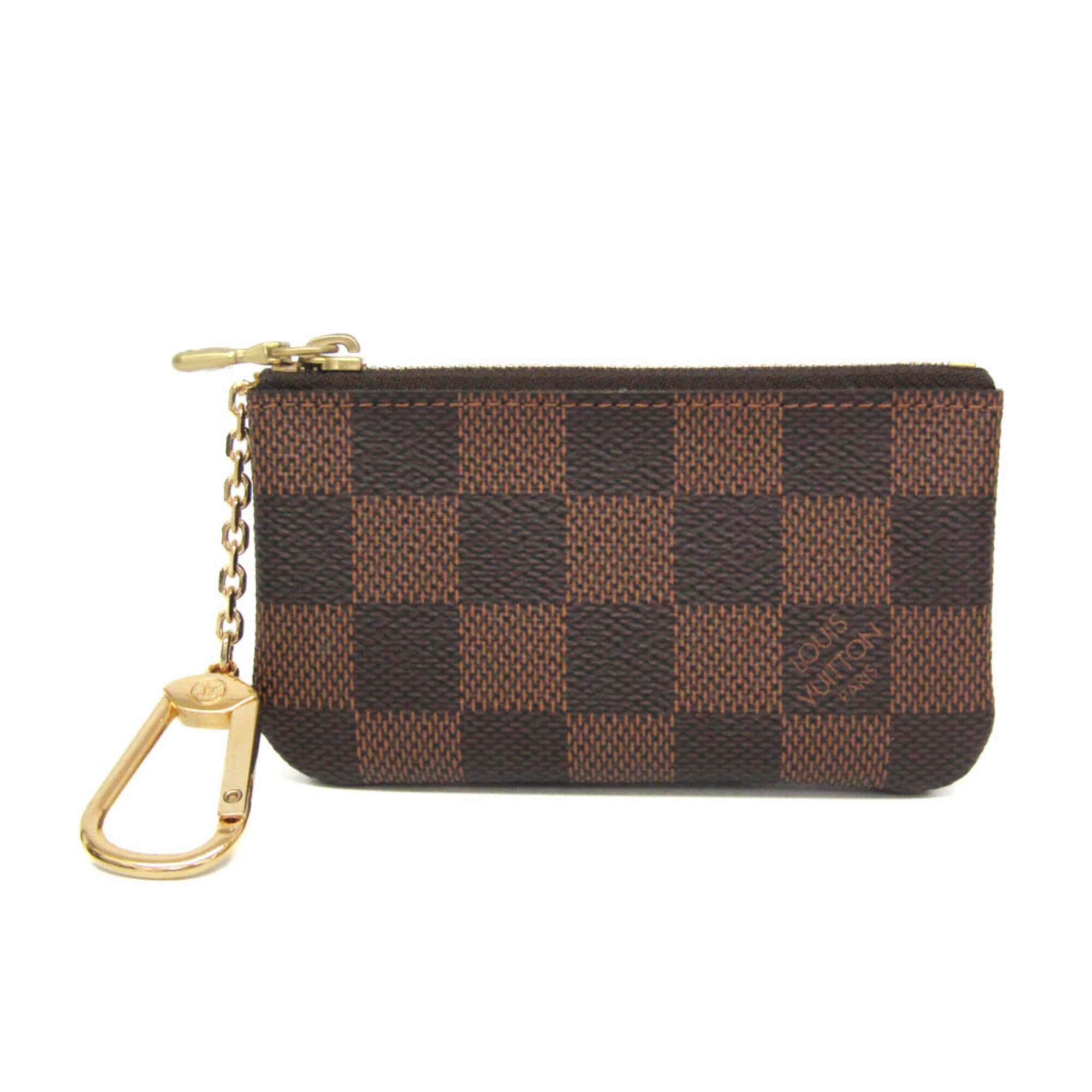 Louis Vuitton Damier Key Pouch N62658 Men,Women Damier Canvas Coin Purse/Coin...